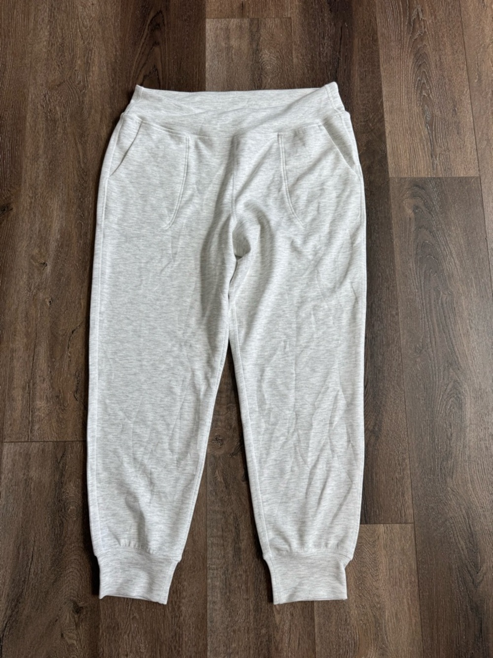 Te Verde Light Gray Women’s Jogger Sweatpants Women’s size Petite Large
